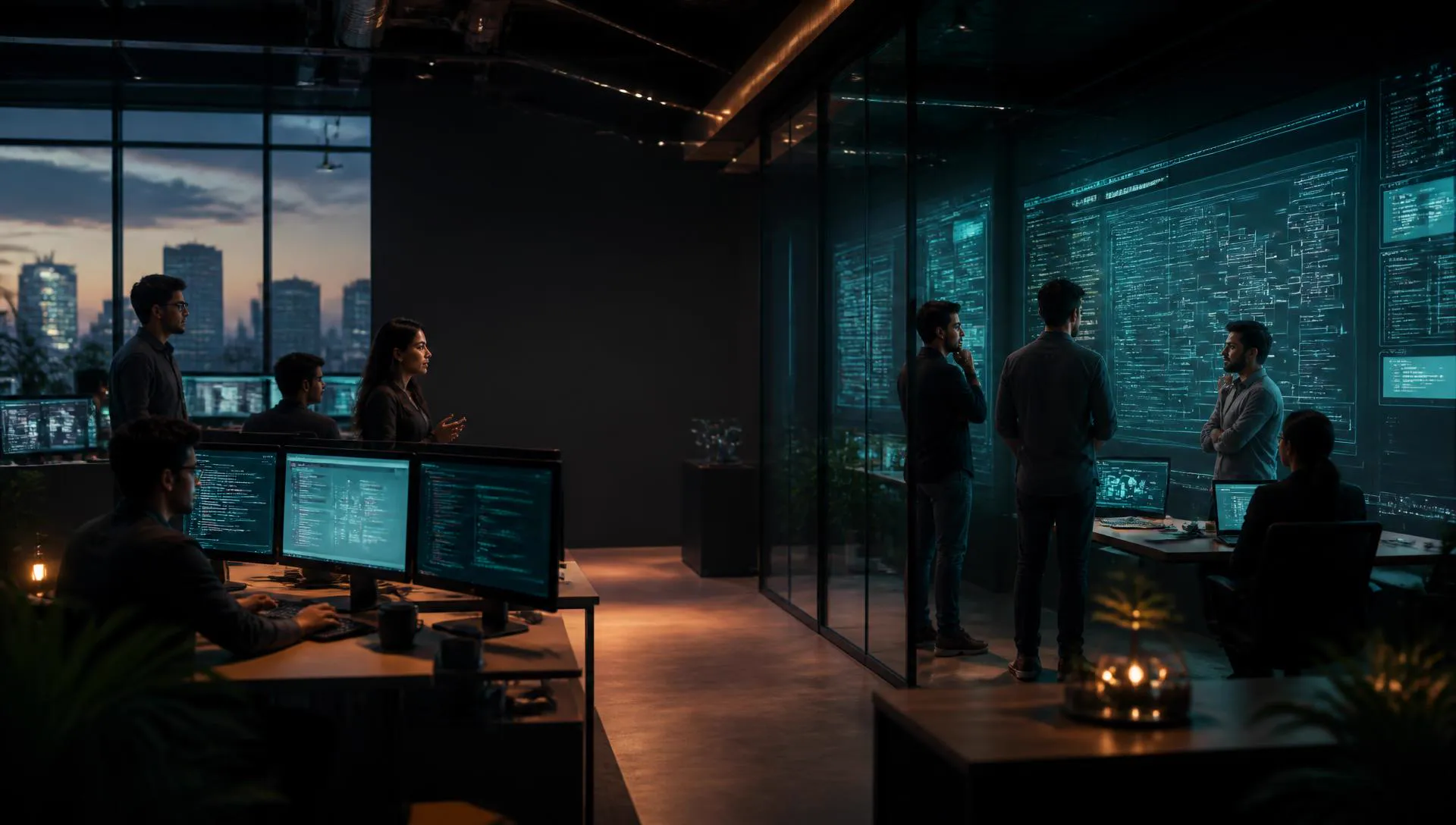 AI product engineering team building and deploying enterprise software